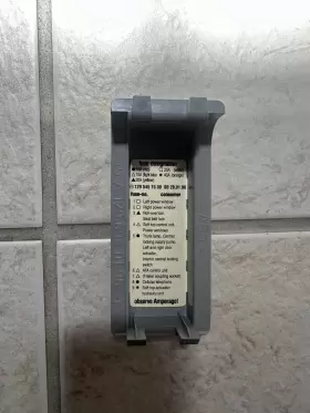 1296940195 MERCEDES Trunk Fuse Panel Cover R129 SL500