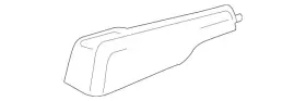 166-919-06-00-8Q96 MERCEDES Cover Seat Rail GLE400