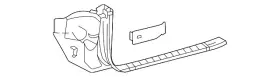 167-680-32-01-7P82 MERCEDES Kick Panel
