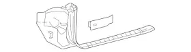 167-680-32-01-9051 MERCEDES Cover Rail