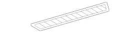 167-686-15-00 MERCEDES Door Sill Plate
