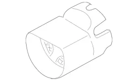 171-462-09-23-9051 MERCEDES Cover Column Tube