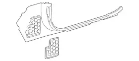 205-686-00-36-9051 MERCEDES Kick Panel