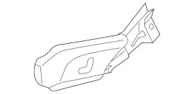 205-919-16-22-9051 MERCEDES Seat Recliner Adjustment Cover