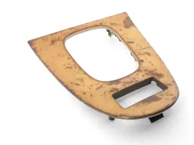 A209-680-03-82 MERCEDES Wood Center Console Shifter Bezel Clk #2