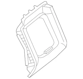 212-680-55-08-7K43 MERCEDES Steering Column Cover