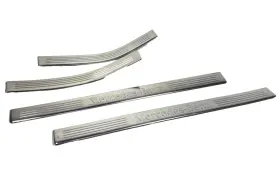 2126861236 MERCEDES Front Rear Sill Scuff Step Plate Cover X4