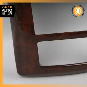 2216801639 MERCEDES Center Console Rear Ac Control Bezel Wood #3