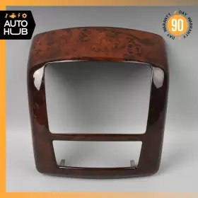 2216801639 MERCEDES Center Console Rear Ac Control Bezel Wood