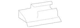 Mercedes-benz 223-919-47-00-7p82 Genuine Mercedes-benz Track End Cover