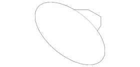 7252A017 MITSUBISHI Rear Panel Retainer Clip Galant