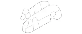 87558W001P MITSUBISHI Rail Cover