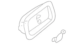 MR656176 MITSUBISHI Handle Bezel