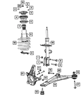 06508844AA MOPAR Bolt