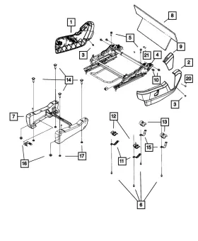 1JB13BD1AB MOPAR Driver Outboard Shield