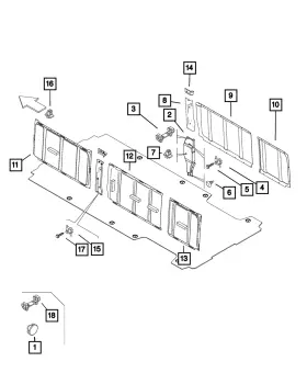 1ZQ31LXEAA MOPAR Cargo Panel