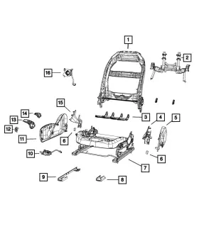 1ZV82ML2AB MOPAR Seat Shield