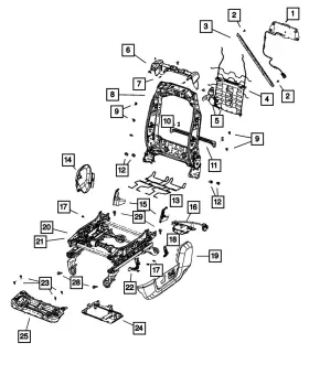 5MZ89TX7AA MOPAR Outboard Shield