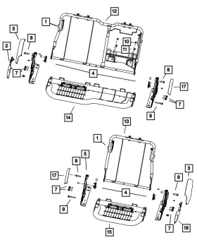 5NN94DX9AA MOPAR Inboard Shield Right