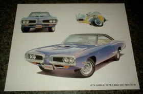 Mopar Dodge Super Bee 383 Magnum Art Hemi Superbee Photo