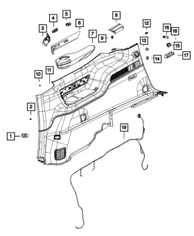 6LF663X7AI MOPAR Quarter Panel