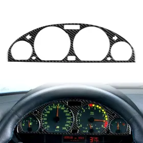 550751111222 MOTORSHOP168 Carbon Fiber Dashboard Gauge Panel