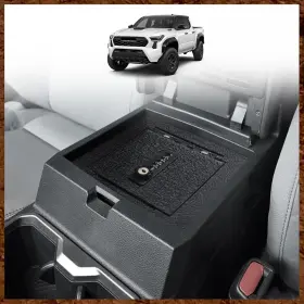MUS-24TACSAFE MUSLOGY Center Console Safe Lockbox Toyota