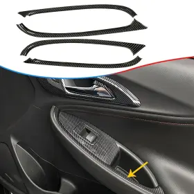 MU1208 MUXEE Window Switch Panel Cover Carbon Fiber Wi Malibu