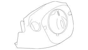 48470-5EE0A NISSAN Steering Column Cover 48470-5EE0A NISSAN Steering Column Cover