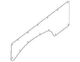 76919-1PF2A NISSAN Interior Wall Panel Luggage Lower Right
