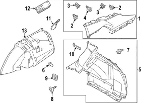 76935-5MP0A NISSAN Upper Quarter