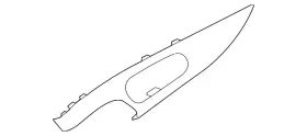 80682-6FV1C NISSAN Handle Bezel Rogue