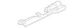 Nissan 87375-6ra0a Genuine Seat Track Cover
