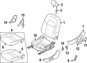 87380-6LB2A NISSAN Outer Finish Panel Sentra