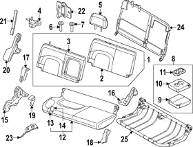 88220-9BU0C NISSAN Track Cover Frontier