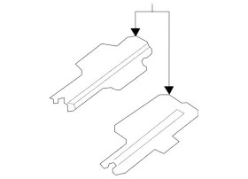 88597-3KA1B NISSAN Rail Cover Pathfinder