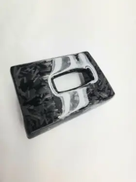 123.4 BMW Carbon Fiber Key Start Dash Forged Panel E90 E91 M3