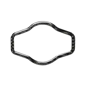 550722772995 OBOX Carbon Fiber Headlight Switch Sticker Cover #2
