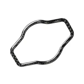 550722772995 OBOX Carbon Fiber Headlight Switch Sticker Cover #3