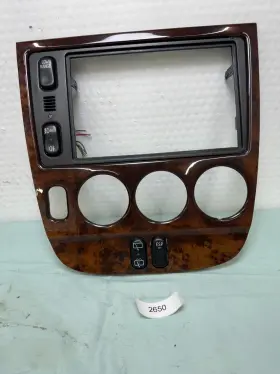 1636808636 MERCEDES Center Console Radio Bezel Wood ML320