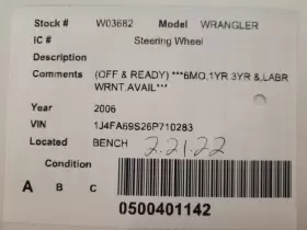235.AM8106 Steering Tj #3