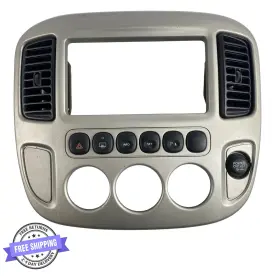 3L84-7804302 FORD Center Dash Radio Bezel Ac Climate Escape