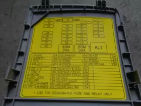84760-2J000 KIA Borrego Interior Fuse Panel Obd Cover #3