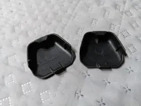 E4TB FORD Foxbody Seat Belt Bolt Covers Front Upper Mustang #3
