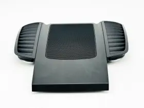 7P5858189 PORSCHE Front Center Dashboard Speaker Cover Vent #3