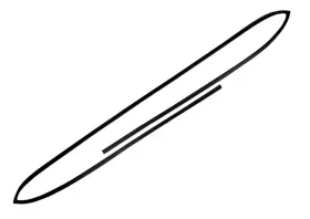 USM-F4829 SUBARU Precision Windshield Molding Ascent Door