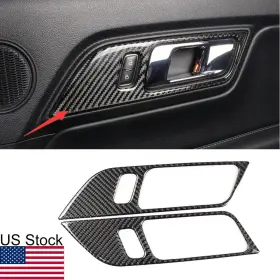 4422 RY AUTO Carbon Fiber Interior Door Handle Frame Cover