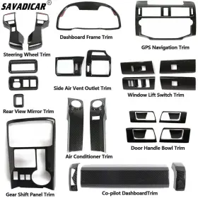 SAVADICAR2024120781 SAVADICAR Carbon Fiber Center Console Kit #3
