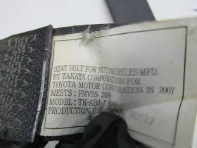 7336012840 SCION Seatbelt Seat Belt Driver Passenger Rear End #3