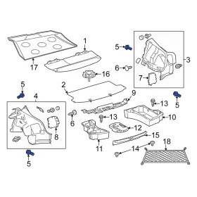 9011906840 SCION OE Interior Quarter Panel Bolt Tc